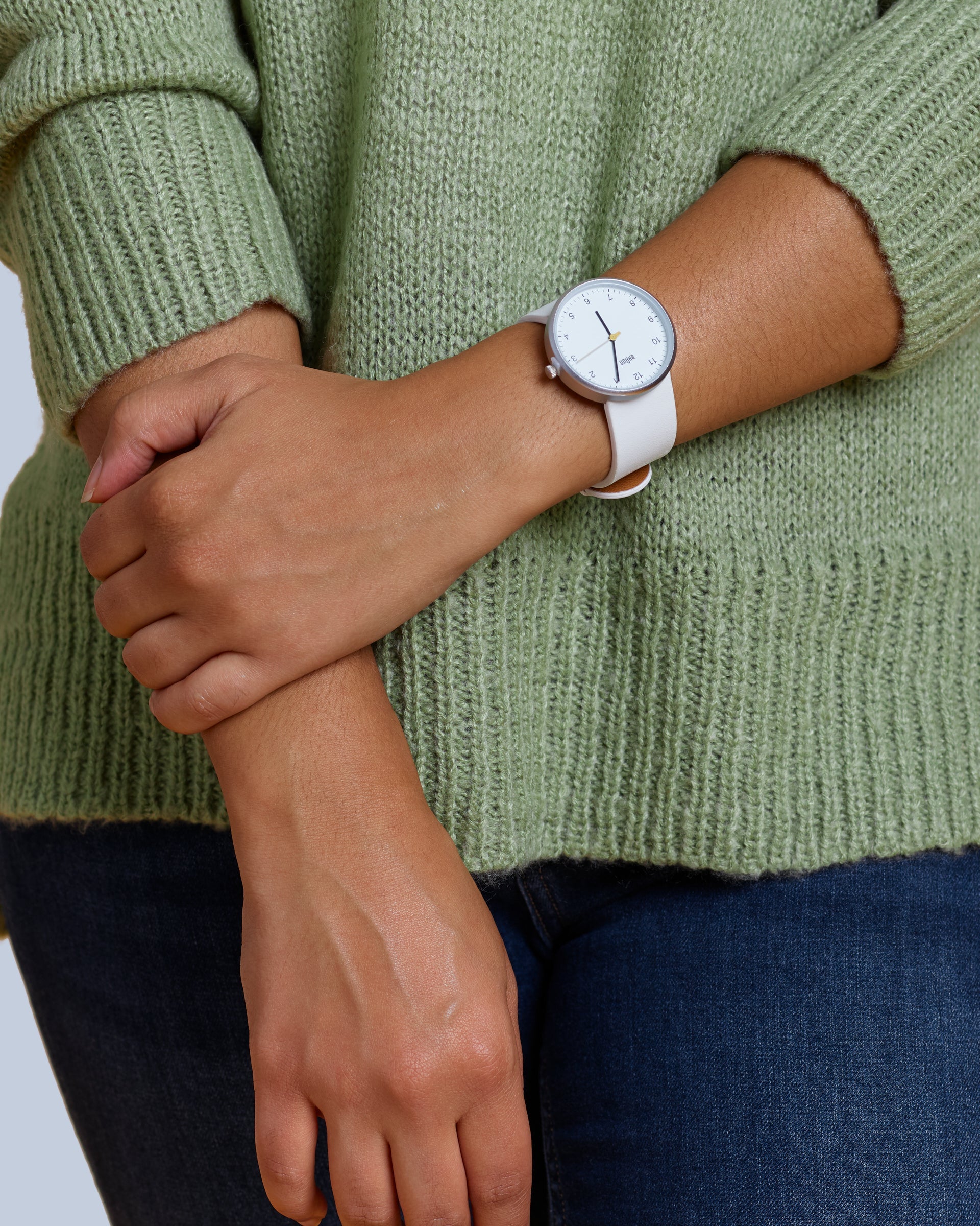 Red Smooth Appleskin Watch Band