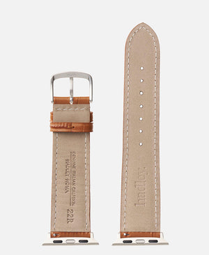 Contrast Stitch Alligator Grain | Apple Watch Compatible 42mm/44mm