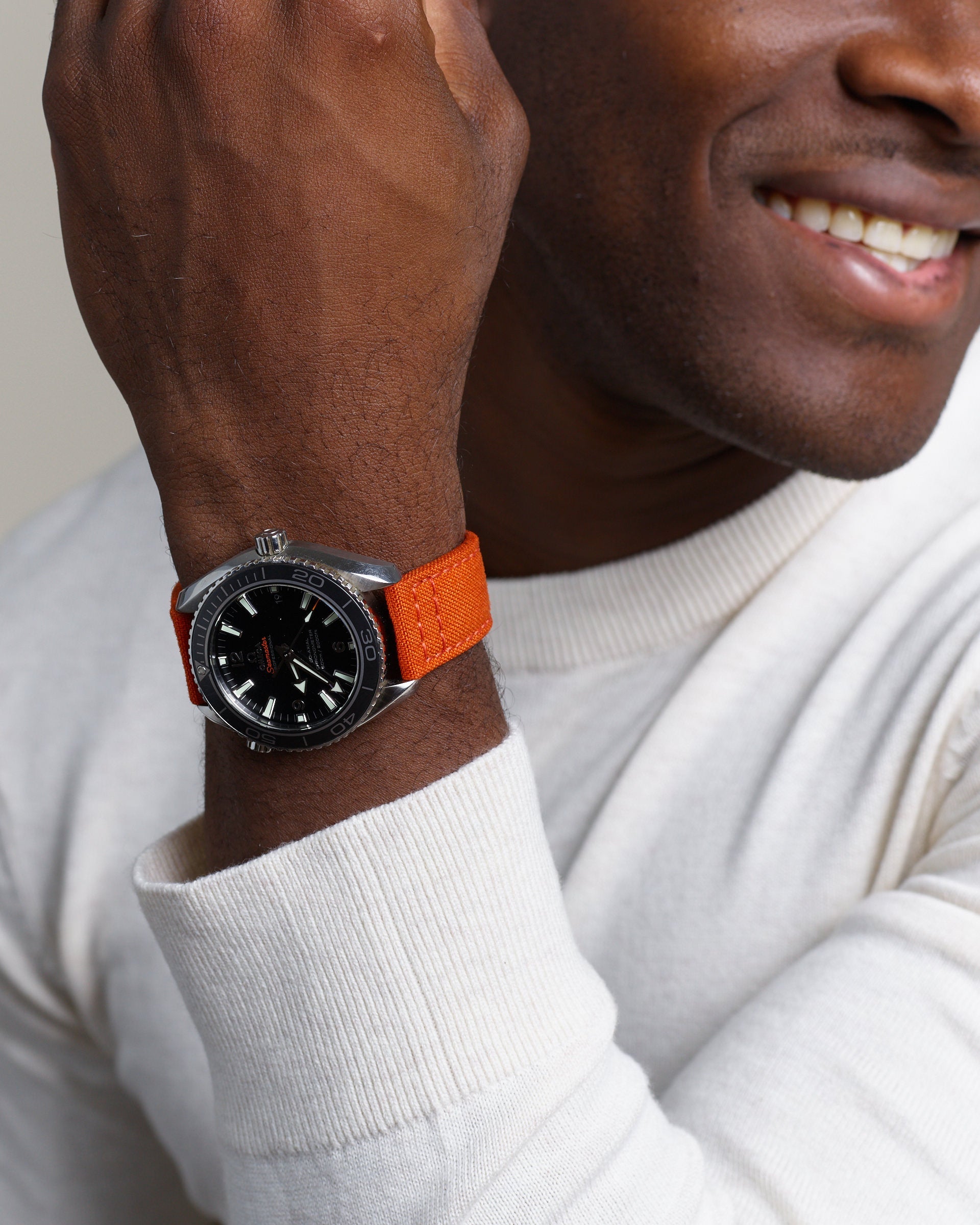 Sand Cordura Watch Band