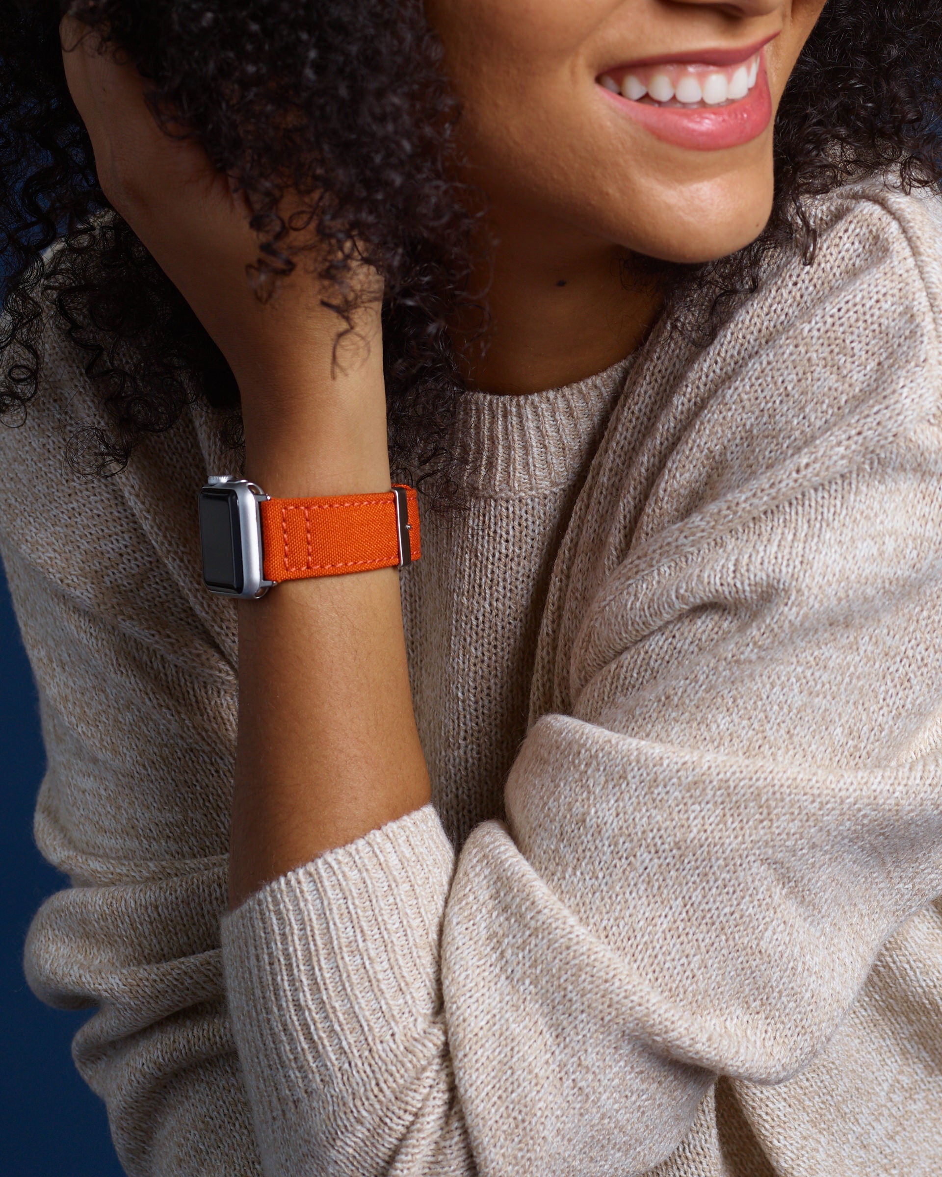 Sand Cordura Apple Watch Band