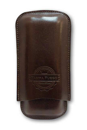 Burgundy Genuine Leather Cigar Case | Made in USA - Bryant Park