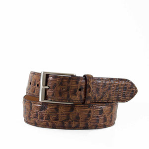 Genuine Vintage Caimen Crocodile Casual Belt