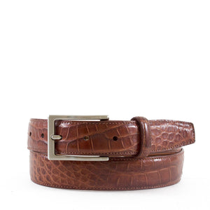 Genuine Semi-Shiny Alligator Belt