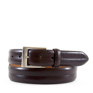 Double Barrel Monte Carlo Genuine Leather Belt