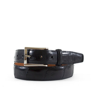 Genuine Shiny Crocodile Tail Belt