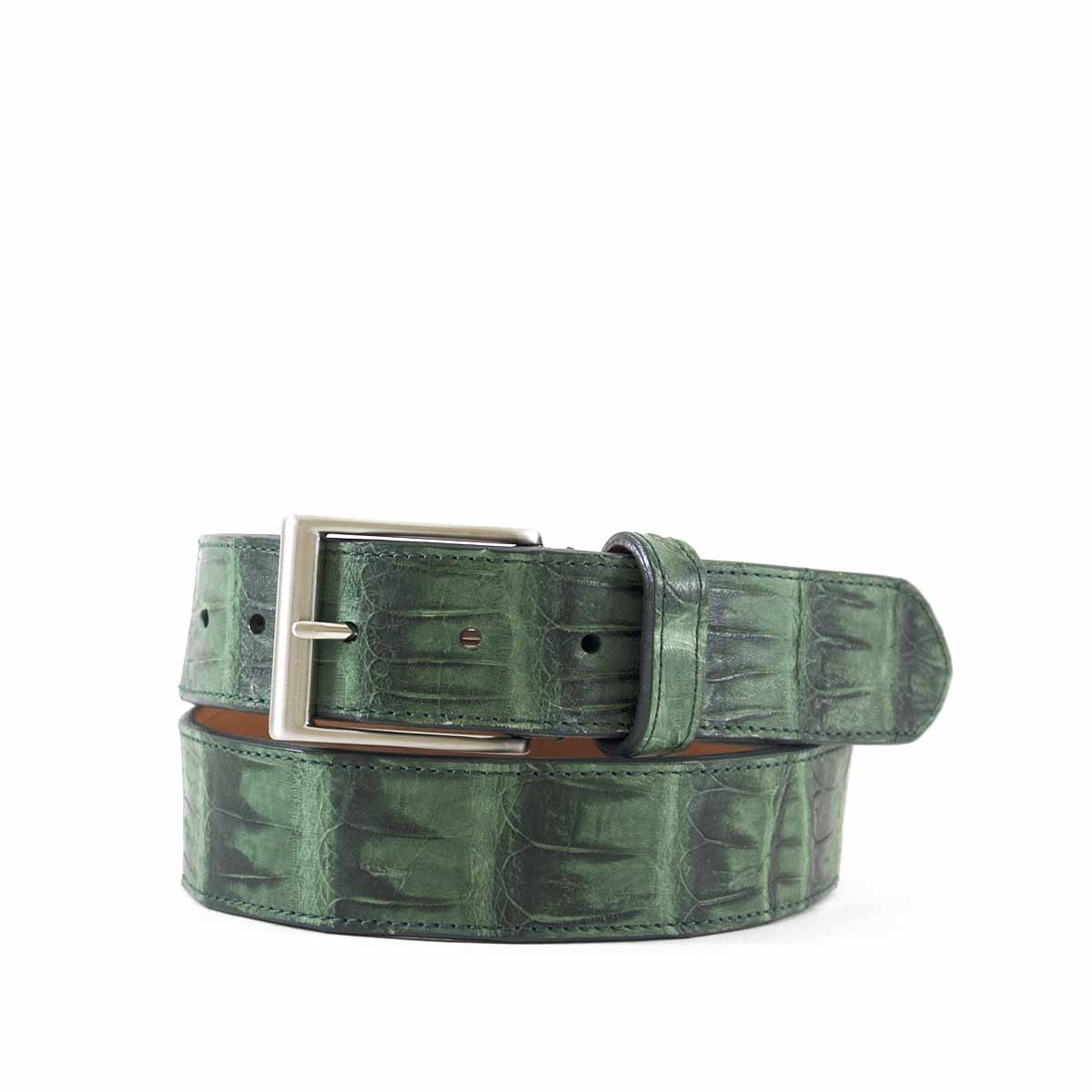 Men's Genuine Caiman Crocodile Tail Skin Belts