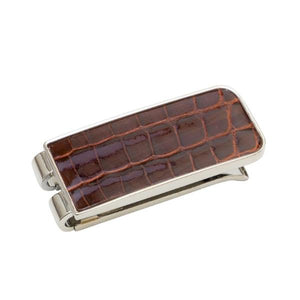 Genuine Alligator Money Clip