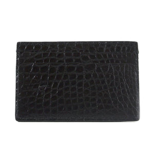 Slugger brown Genuine Matte Alligator 5-Pocket Card Case