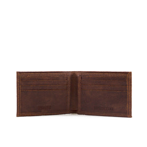 Saddle Distressed Leather Wallet